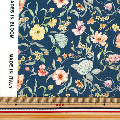 [Quantity starting from 5] Fabric "Liberty Fabrics" Tana lawn Battersea Blooms 363J7591225BU" Liberty Japan