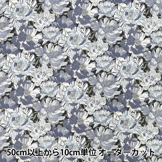 [数量从5开始] 织物 Liberty Fabrics棉质绒布Blackburn 3631226-J25A" Liberty Japan