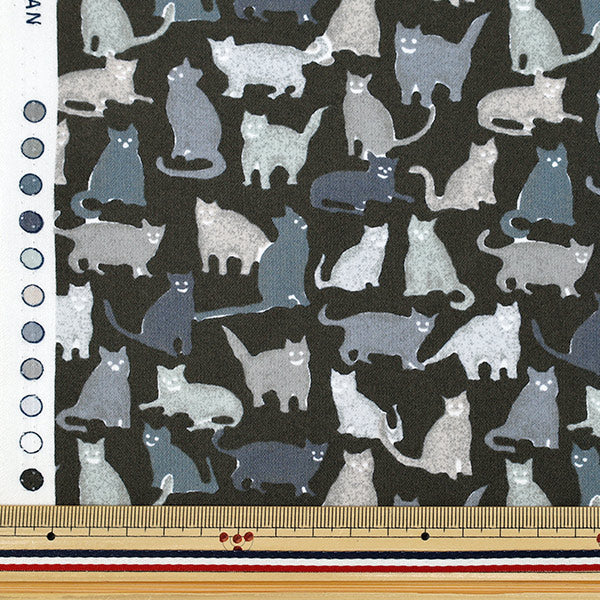 [数量5起] 织物 “Liberty Fabrics 棉质法兰绒 笑脸猫 DC25713-J25D" Liberty Japan