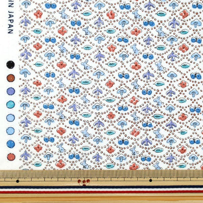 [数量5起] 织物 『Liberty Fabrics 棉法兰绒 森林波 DC33507L-J25S" Liberty Japan