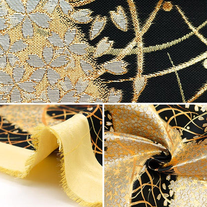 [From quantity 5] Fabric 『Gold Brocade Kinbayashi Sancho Brash Color 5560-2]