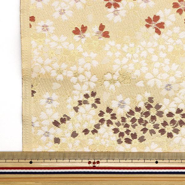 [From quantity 5] Fabric 『Gold Brocade Asuka torso gold color 74-10677]
