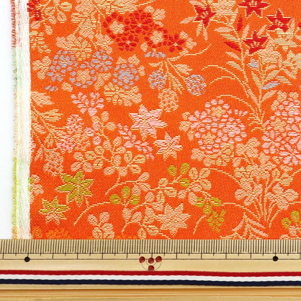 [数量从5开始] 织物 『金色织锦 Juu Sancho Orange 14-560"