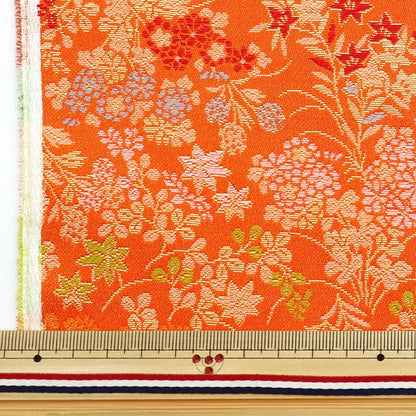 [数量从5开始] 织物 『金色织锦 Juu Sancho Orange 14-560"