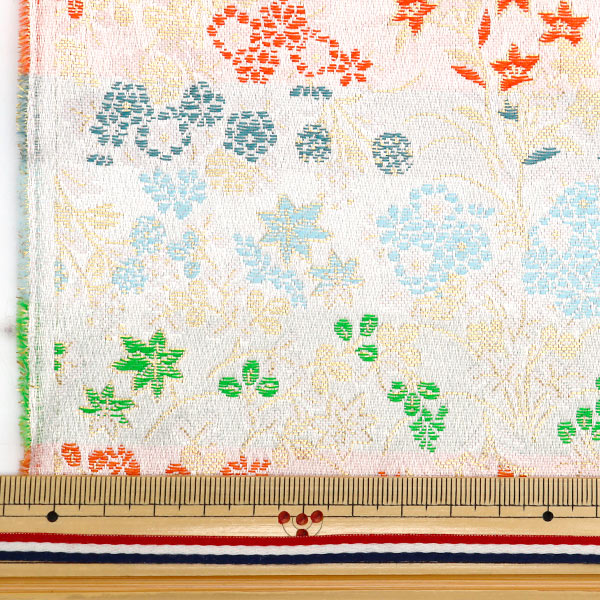 [数量从5开始] 织物 『金色织锦 Jujusancho White 37-560"