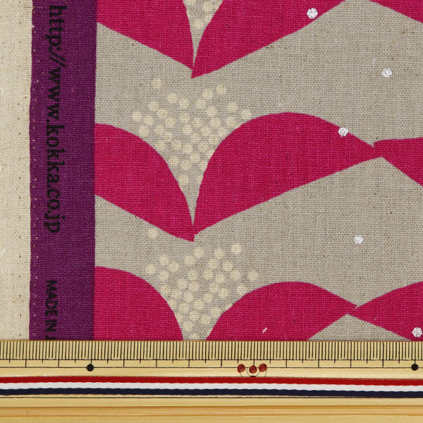 [Quantity starting from 5] Fabric "echino TSUBAKI cotton linen canvas natural EKX97400-401B" KOKKA
