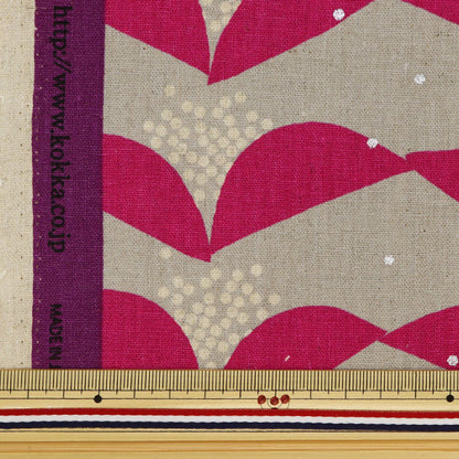 [Quantity starting from 5] Fabric "echino TSUBAKI cotton linen canvas natural EKX97400-401B" KOKKA