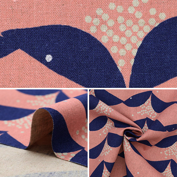 [Quantity starting from 5] Fabric "echino TSUBAKI cotton linen canvas natural EKX97400-401B" KOKKA