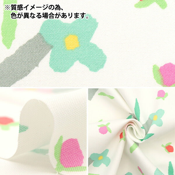 [Quantity starting from 5] Fabric 『Oxford Scandinavian Forest Wildflowers Blue AP31703-1E"