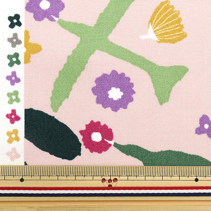 [Quantity starting from 5] Fabric 『Oxford Scandinavian Forest Tori and Flower Pink AP31703-2B"