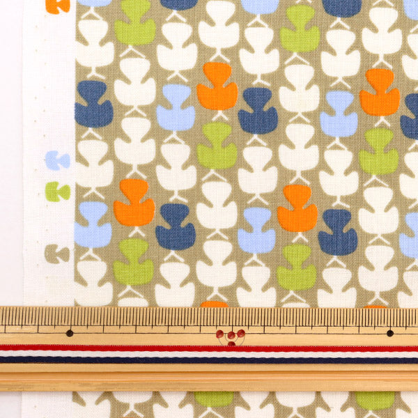 [Quantity starting from 5] Fabric 『Sheeting Pygmy World Geometric Pattern AP31702-4D"