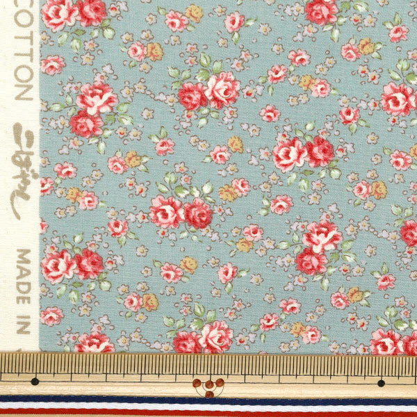[Quantity starting from 5] Fabric "Broad Small Flower Pattern Blue KTS6813-B" COTTON KOBAYASH Cotton Kobayashi Textile