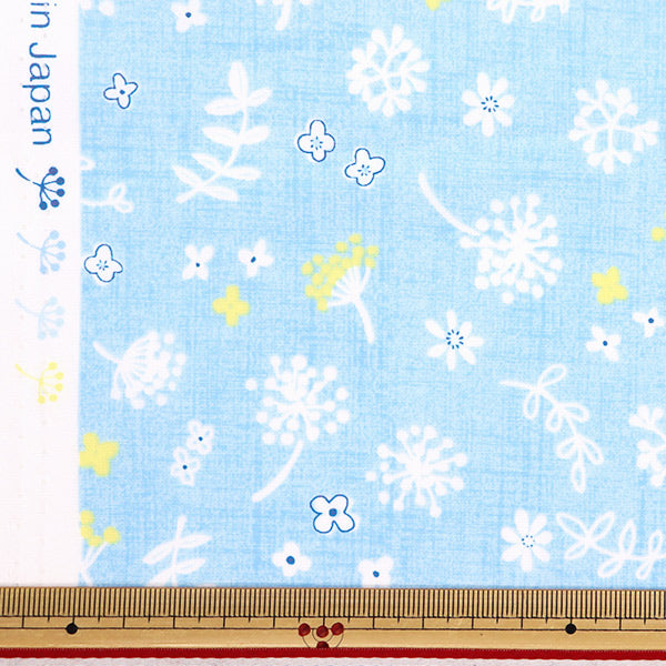 [Quantity starting from 5] Fabric "Broad Wetage Light Blue SHUFLFL-LBL"