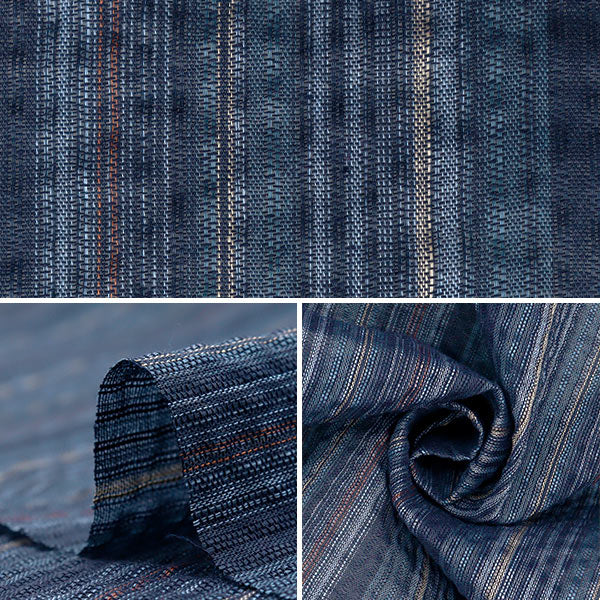 [Quantity starting from 5] Fabric "Shijira weave navy x red NOS-017-27"