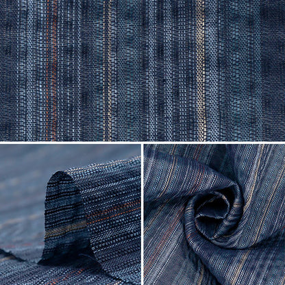 [Quantity starting from 5] Fabric "Shijira weave navy x red NOS-017-27"
