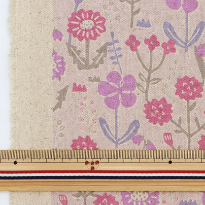 [Quantity starting from 5] Fabric "Cotton Linen Canvas Picnic Lavender 850366-2-3"