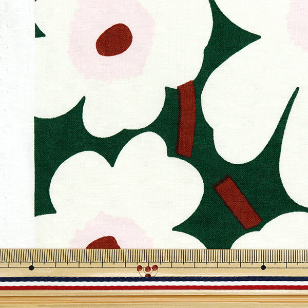 [Quantity starting from 5] Fabric "Marimekko Mini Unikko Japan Limited Green 066475-613"