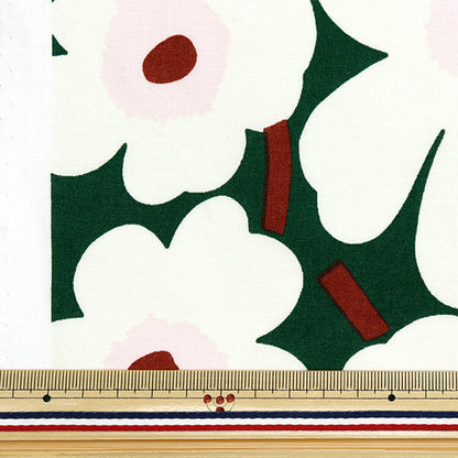 [Quantity starting from 5] Fabric "Marimekko Mini Unikko Japan Limited Green 066475-613"