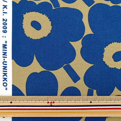 [数量从5开始] 织物 “ Marimekko Mini Unikko Navy 066475-582"