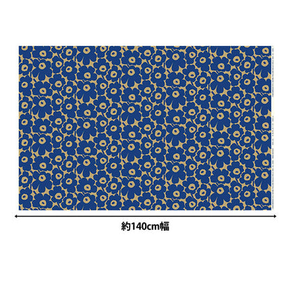 [数量从5开始] 织物 “ Marimekko Mini Unikko Navy 066475-582"
