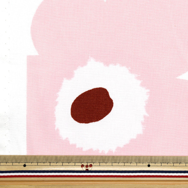 [数量从5开始] 织物 “ Marimekko Pieni Unikko White X Pink 074310-137"