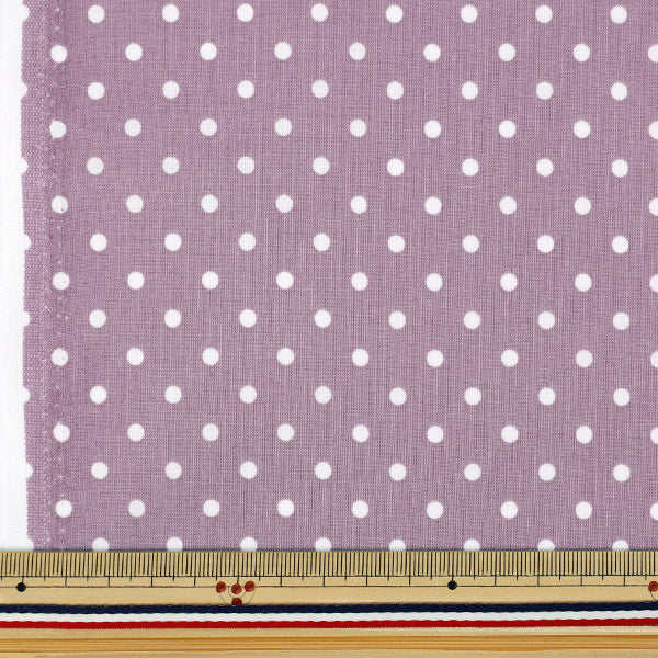 [Quantity from 5] Fabric 『Scare Print Mini dot lilac SQMDOT-LI"