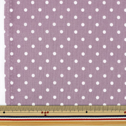 [Quantity from 5] Fabric 『Scare Print Mini dot lilac SQMDOT-LI"