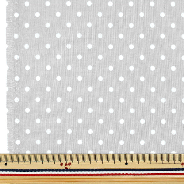 [Quantity from 5] Fabric 『Scare Print Mini dot gray SQMDOT-GY"