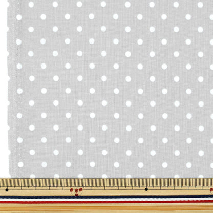 [Quantity from 5] Fabric 『Scare Print Mini dot gray SQMDOT-GY"