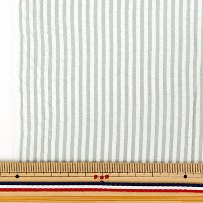 [Quantity starting from 5] Fabric "Soccer Stripe Grey SUC-ST-1GY"