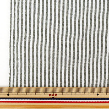 [Quantity starting from 5] Fabric "Soccer Stripe Black SUC-ST-6BK"