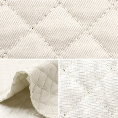 Fabric "A super water-repellent twill quilt that repels water very wellCut Cloth Approx. 135cm x 50cm Ecru CQPL-TWTC-EC"