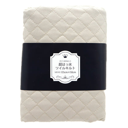 Fabric "A super water-repellent twill quilt that repels water very wellCut Cloth Approx. 135cm x 50cm Ecru CQPL-TWTC-EC"