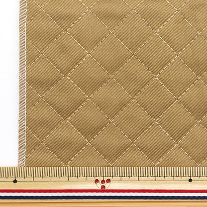 Fabric "A super water-repellent twill quilt that repels water very wellCut Cloth Approx. 135cm x 50cm camel CQPL-TWTC-CAM"