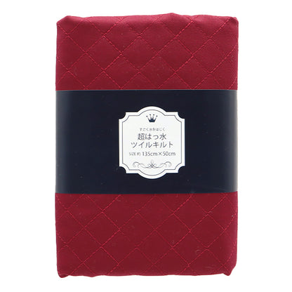 Fabric "A super water-repellent twill quilt that repels water very wellCut Cloth Approx. 135cm x 50cm Red CQPL-TWTC-RED"