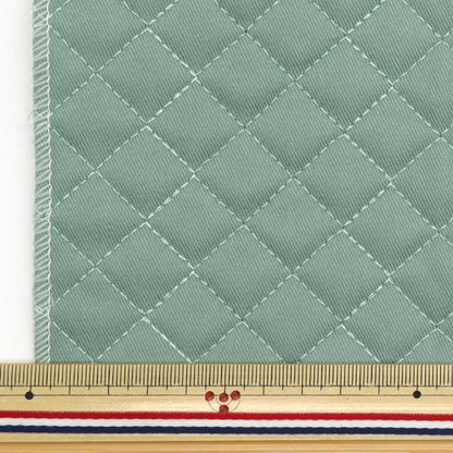 Fabric "A super water-repellent twill quilt that repels water very wellCut Cloth Approx. 135cm x 50cm Smoky Blue CQPL-TWTC-SMB"