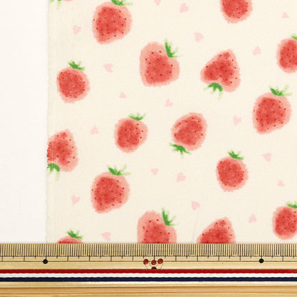 [From quantity 5] Fabric "Super water-repellent polyester Swissy strawberry beige HP-SHBER-BE"