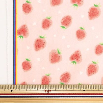 [From quantity 5] Fabric "Super water-repellent polyester Swissy strawberry pink pink HP-SHBER-PI"