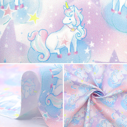 Fabric "Antibacterial, deodorizing, super water-repellent polyester that repels water. Cut Cloth Approx. 135cm x 100cm Unicorn Pink C-HP-SC-UN-PK"