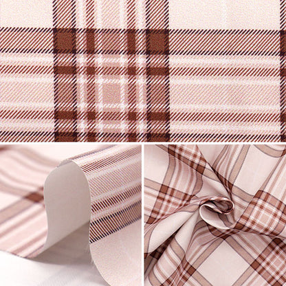 Fabric "Antibacterial, deodorizing, super water-repellent polyester that repels water. Cut Cloth Approx. 135cm x 100cm Check Pink C-HP-SC-CH-PK"