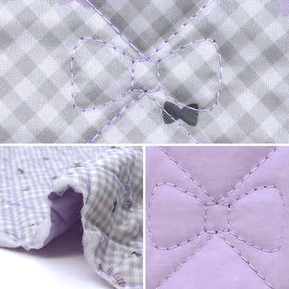 Fabric "Design Quilt" Cut Cloth Approx. 130cm x 50cm Milkrate RibbonDiamond Purple MLDQ-04"