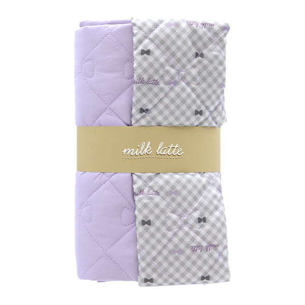 Fabric "Design Quilt" Cut Cloth Approx. 130cm x 50cm Milkrate RibbonDiamond Purple MLDQ-04"