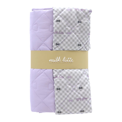 Fabric "Design Quilt" Cut Cloth Approx. 130cm x 50cm Milkrate RibbonDiamond Purple MLDQ-04"