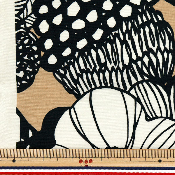 [Quantity starting from 5] Fabric "Suhakon Cloth Nylon Taslan" Artificial Flowers Beige UP5947-E" COTTON KOBAYASHI