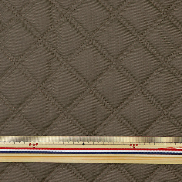 [From quantity 5] Fabric "nylonOxfordQuilt brown HMF-17-B"