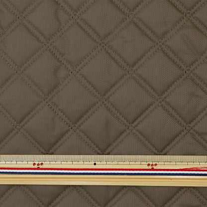 [From quantity 5] Fabric "nylonOxfordQuilt brown HMF-17-B"