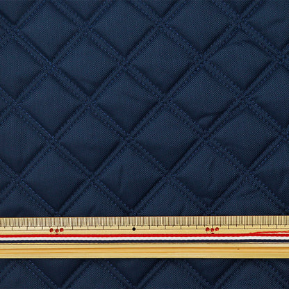 [From quantity 5] Fabric "nylonOxfordQuilt Navy HMF-17-NV"