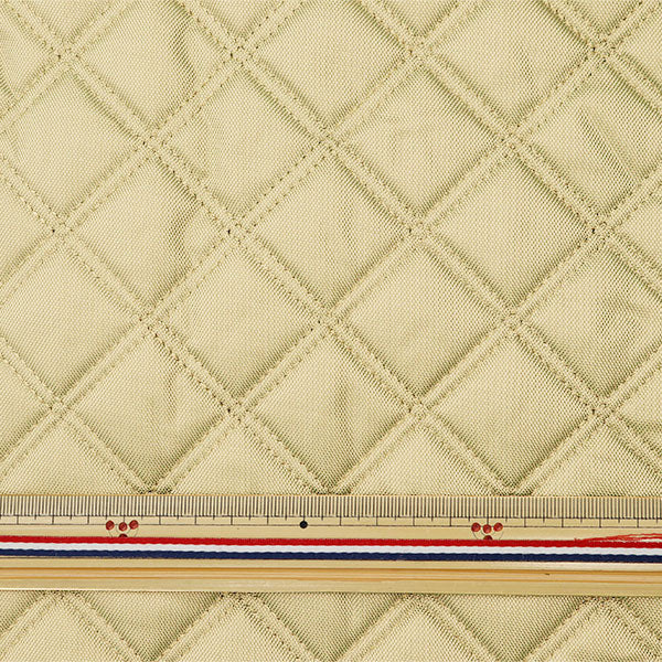 [From quantity 5] Fabric "nylonOxfordQuilt beige HMF-17-BE"