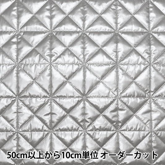 [From quantity 5] Fabric "Metallic Quilt Silver HMF-18H-SV" KIYOHARA