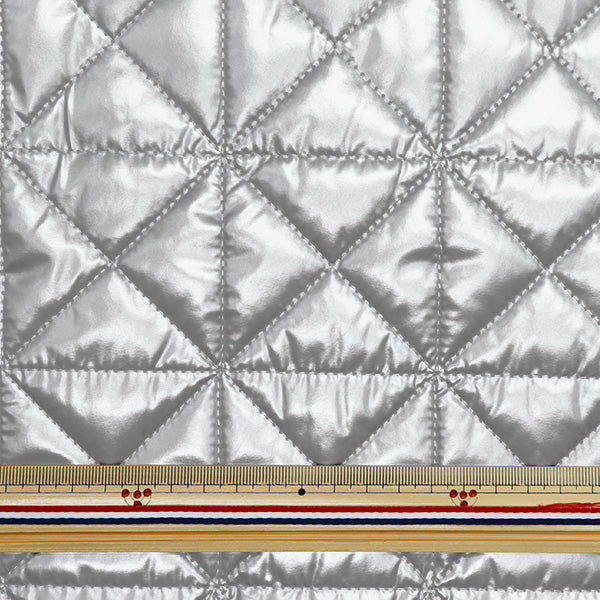 [From quantity 5] Fabric "Metallic Quilt Silver HMF-18H-SV" KIYOHARA